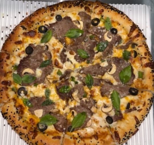 پیتزا سیر استیک