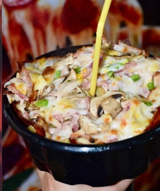 لیوان سیب ژامبون تنوری